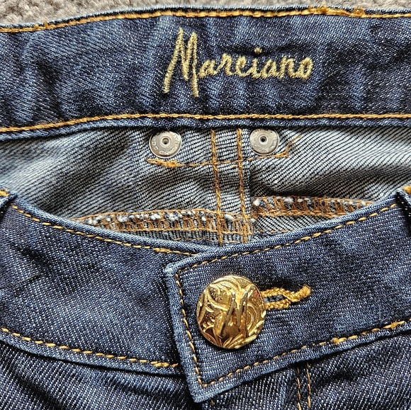 Womens flared Marciano denim jeans. Size 24. Made in 🇺🇸. Y2k. - Picture 2 of 9